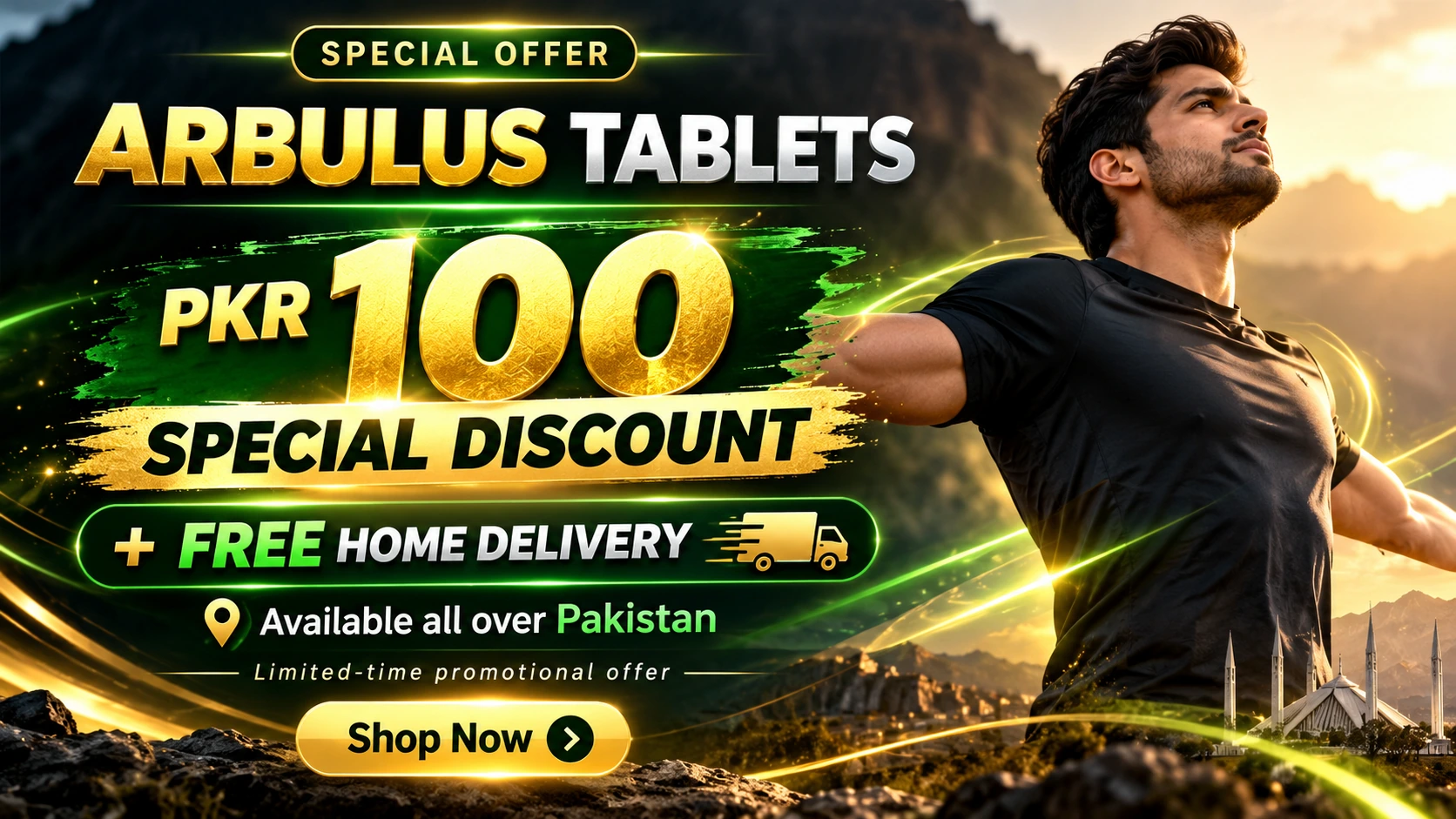 ARBULUS Single Pack Special Offer – PKR 100 Off + Free Home Delivery