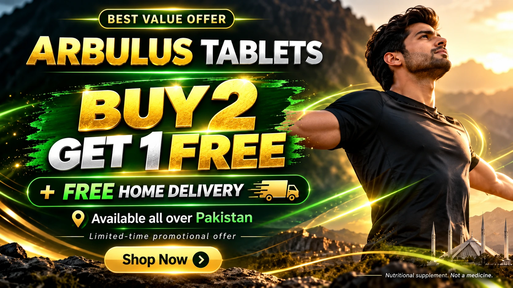 ARBULUS 3-Pack Best Value Offer – Buy 2 Get 1 Free + Free Home Delivery